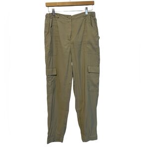 Max Studio SzM Pale Green Cargo Jogger Pants